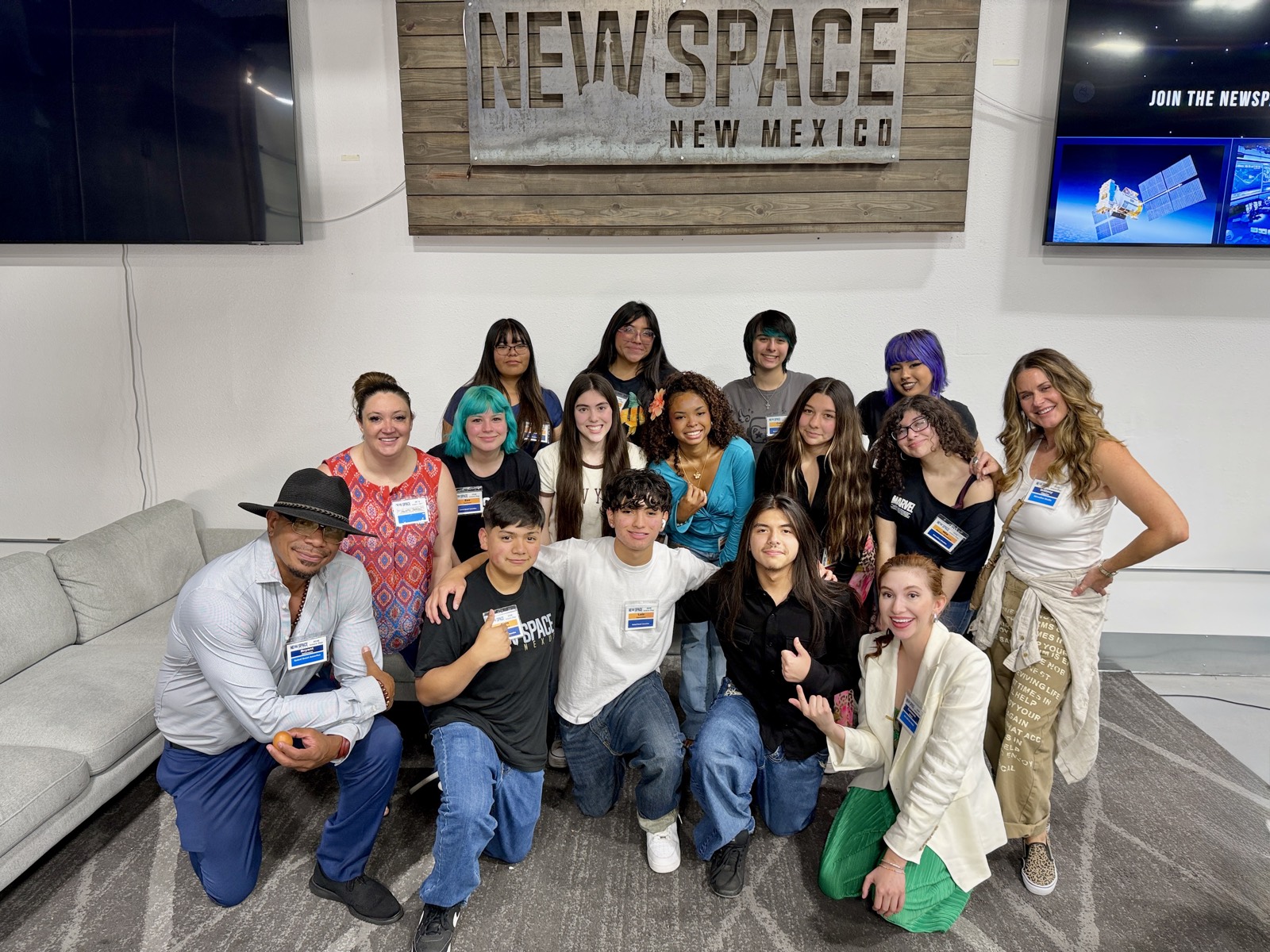 Salad Bowl America interns at NewSpace New Mexico